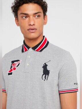 Polo Ralph Lauren P-Wing Mesh Polo Classic Fit Stadium Collection Size XL